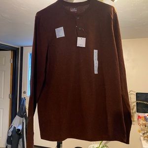 Brand New with Tags Croft & Barrow Henley Shirt